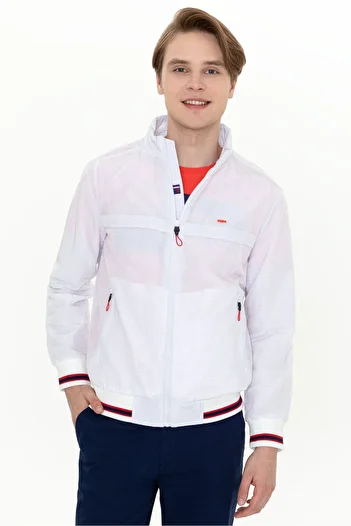 U.S. Polo Assn. Чоловіче біле пальто