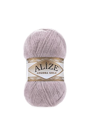Alize Angora Gold 163 Rose Gray 100 gr. Knitting Yarn 20% Wool - 80% Acrylic 100 gr - 550 m