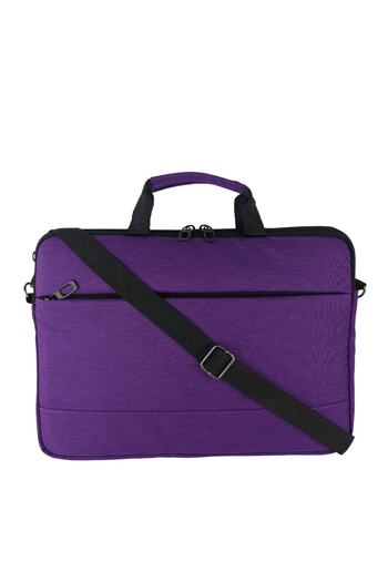 Beutel Unisex 13-13.3-14.1 Inch Compatible Notebook Laptop Macbook Bag - Arrow - Purple