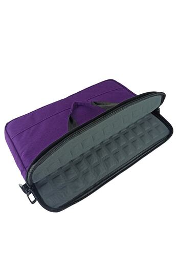 Beutel Unisex 13-13.3-14.1 Inch Compatible Notebook Laptop Macbook Bag - Arrow - Purple