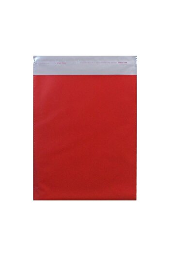 KENT Luxury Metalized Gift Bag with Tape Red 20*35 Cm 50 Pieces
