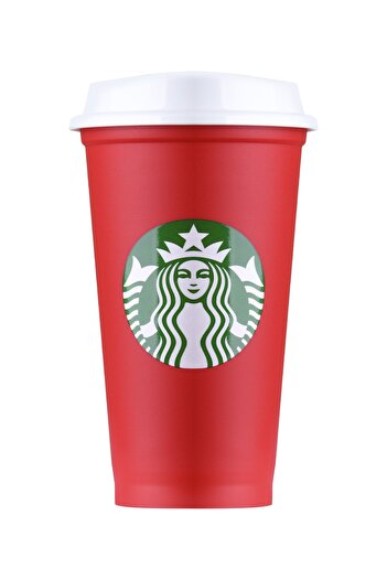 Starbucks Reusable Red Reusable Glass - Grande 473 Ml.