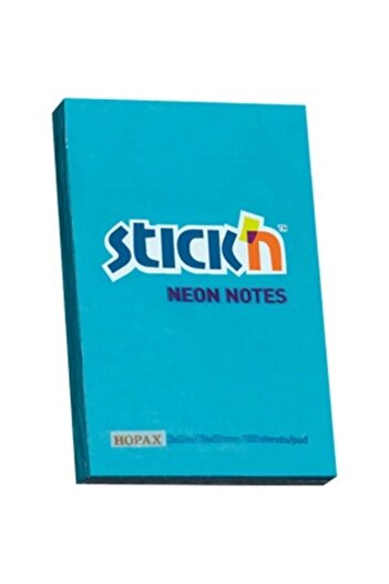 Gıpta Stickn Adhesive Note Paper 76x76 Neon Blue 100 Yp 21209