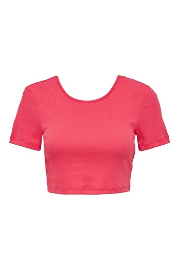 ONLY Women's Crop Top Short Rıb Top 15235303