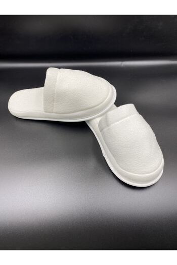 Melkady Aksesuar Melkady 412a - Maternity Slippers, Pearl Crown, Booties and Baby Headband Set (Piece of 4)