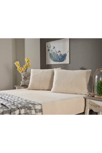 Doqu Home Double Cream Combed Cotton Sheet Set