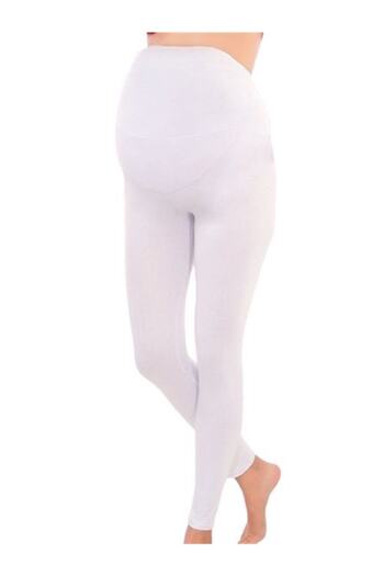 imer Women's White Modal Maternity Long Tights 4341