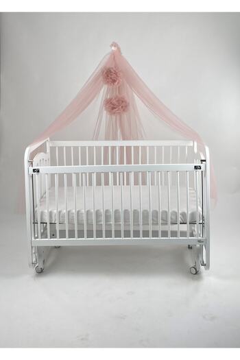 G&G baby Pembe Ponponlu Beşik Cibinliği