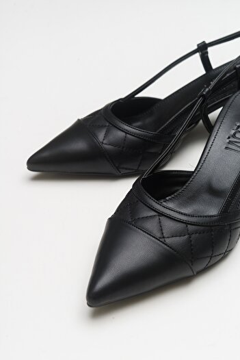 Luvi Point Black Women's Heeled Shoes