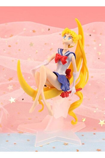 NEO FIGURE Sailor Moon - Ay Savaşçısı Usagi Tsukino Anime Figür Oyuncak 15cm