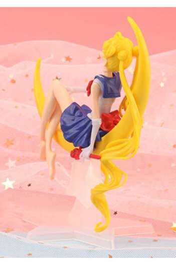 NEO FIGURE Sailor Moon - Ay Savaşçısı Usagi Tsukino Anime Figür Oyuncak 15cm