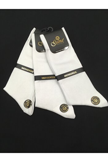 Gama Çorap 3 Pieces 100% Mercerized Nylon-Free Thin Summer Men's Socks