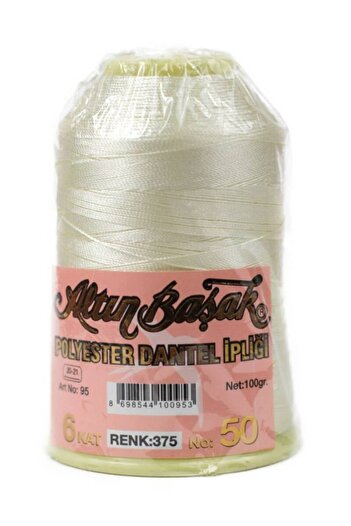 Altınbaşak Poliester 100 Gr Ață Dantela 6 Straturi 50 Nu Culoare: 375