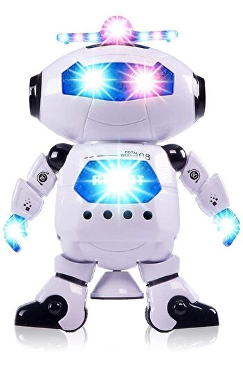 Numaca Müzikli Pervaneli 360° Dönebilen Aydınlatma Dans Eden Insansı Robot