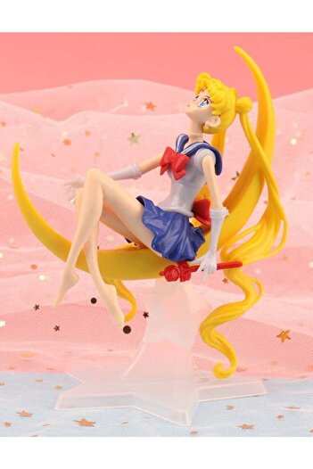 NEO FIGURE Sailor Moon - Ay Savaşçısı Usagi Tsukino Anime Figür Oyuncak 15cm