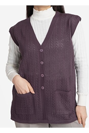 ece bayan giyim Mercerized Dried Rose Mother Vest