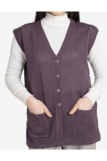 ece bayan giyim Mercerized Dried Rose Mother Vest