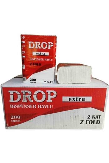 Drop Dispenser Z Fold Paper Towel 12 Pieces 200 Sheets