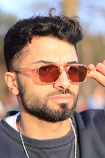LOOKUP Men's Sunglasses New Fashion 2022 Honey Frame Honey Glass