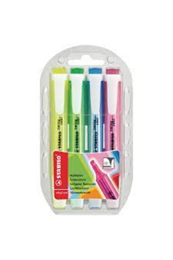 Stabilo Highlighter Pen Swing Cool 4 Piece 275/4 /