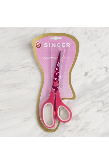 SİNGER Multi-Purpose Scissors Fuchsia -C2008P8