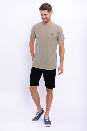 Arnetta Відкритий хакі чоловічий комплект бермудів Slim Fit