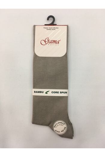 Gama Çorap Bamboo 100% Natural Nylon-Free Solid Colored Thin Summer Men's Socks