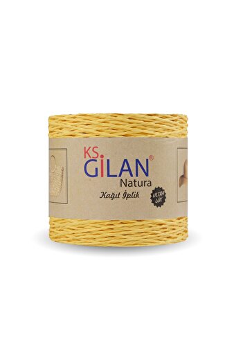 KS Gilan Natura New Generation Ultra Luxury Paper Rope - 250 Meters - Supla Bag Hat Making Rope - 1 Piece