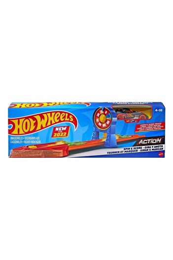 HOT WHEELS Akrobasi Atlayış Pist Seti Fth79  Spin &amp; Score