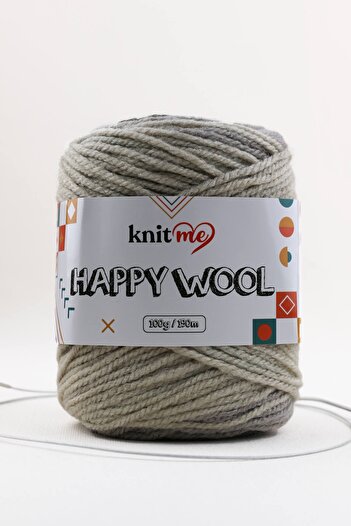 knitme Happy Wool 100 Gr Μαλλί, Ακρυλικό Πλεκτό Χέρι Taka Yarn (08)