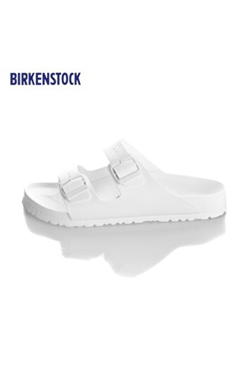 Birkenstock Papuci albi Arizona Eva pentru bărbați - 129441-01