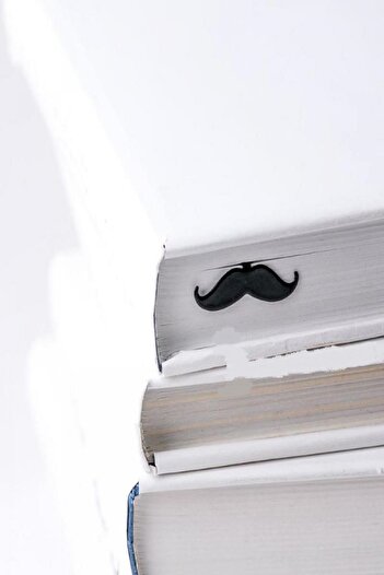 Hobi Demir Sanat Bookmark with Mustache Figure