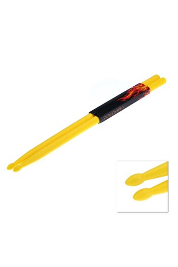 OPUS 5a Model Yellow Color Plastic Unbreakable Drum And Tarmpet Drum - 1 Pair