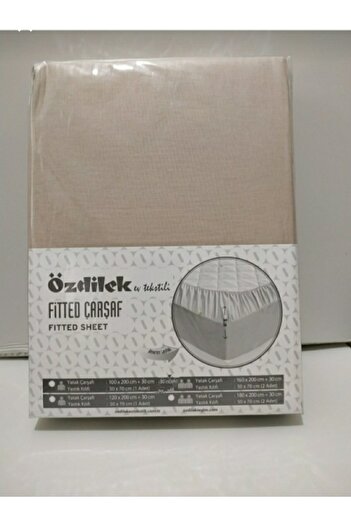 Özdilek Double 180x200+30 Cm Elastic Sheet + Pillowcase Set - 2 Pieces