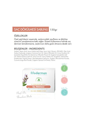 Fitoderman Hair Loss Soap 150 Gr