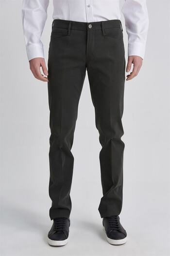 Versace Versus Normal Waist Men's Fabric Trousers