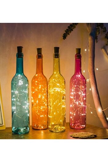 Dream Plus Şişe Mantar Tıpa Şeklinde Dekorasyon 2 Metre Peri Led