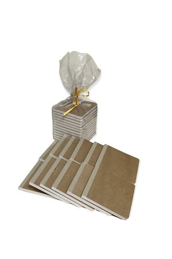 blume Acar Design Kraft Covered 12 Sketchbook 10*10cm 12*160 Page Notebook