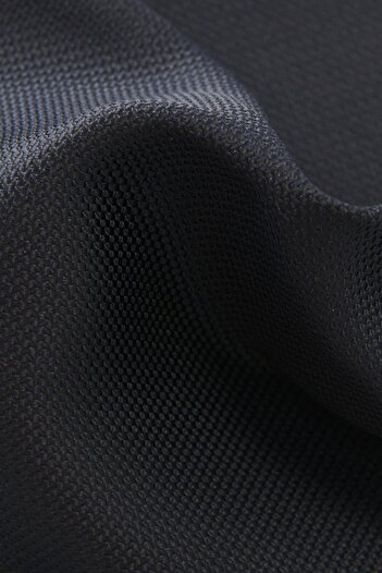 ALTINYILDIZ CLASSICS Men's Navy Blue Standard Fit Patternless Navy Blue Tie-Wipes Accessory Set