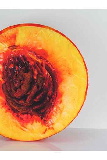 Mislina Home Classic Printed Peach Patterned Sitting Cushion