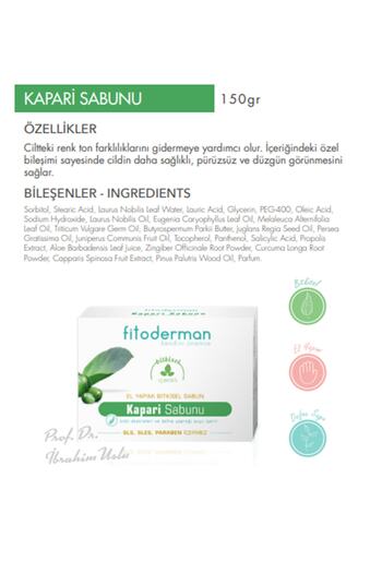 Fitoderman Natural Nourishing & Moisturizing Capary Care Soap 150 gr