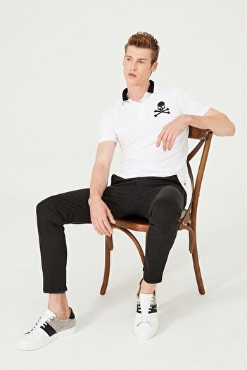 PHILIPP PLEIN Men's Polo Neck T-shirt