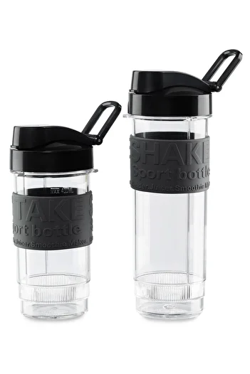 Arzum AR1032 Blender personal pentru smoothie Shake'n Take, roșu (300 W, 2 sticle)