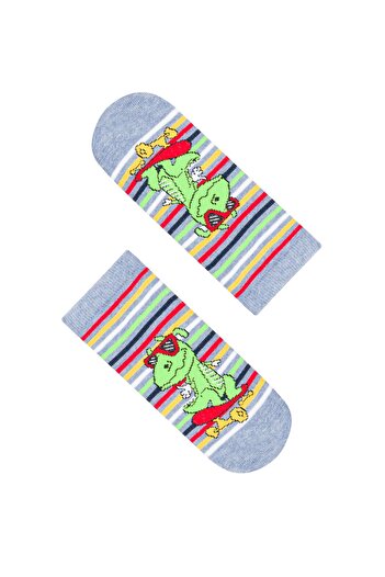 Penti Boy's Little Dino 2-pack Booties Socks