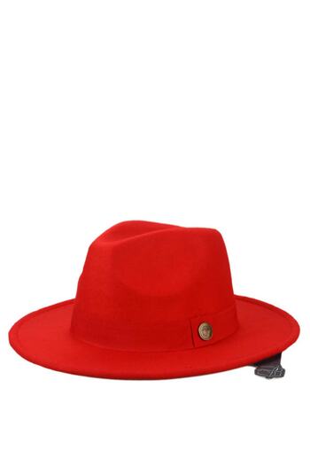 Onedayy Women's Red Panama Hat