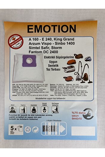 Beko 15 τεμάχια Mikroban Bks3210-bks2240-bks2250 Dust Bag - Συμβατό με τα μοντέλα τους