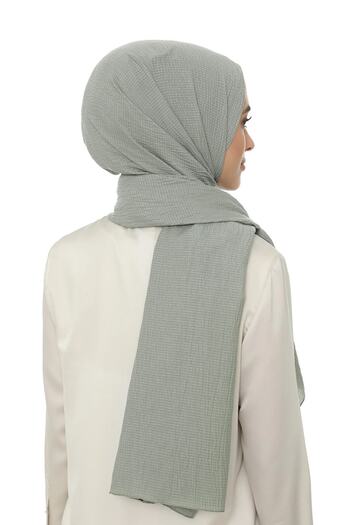 Levidor Women's Light Green Natural Cazz Shawl
