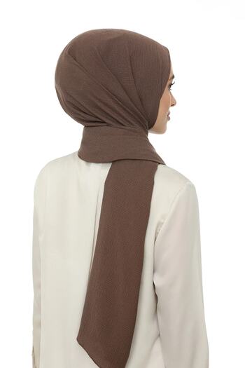 Levidor Women's Brown Natural Cazz Shawl