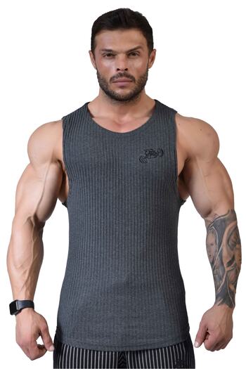 Big Sam Men's Training Tank Stretch Performance Top 2314