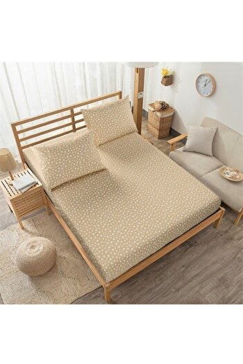 Kaan Single Star Elastic Sheet Beige